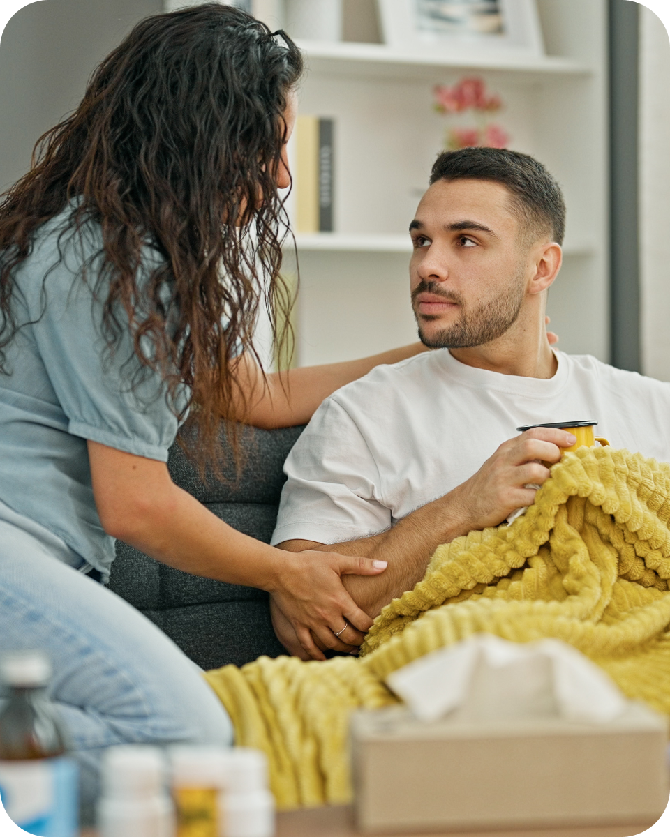 Majority of Europeans would still get intimate with a sick partner