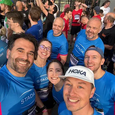 One STADA Spirit and strong energy at the JPMorganRun, Frankfurt