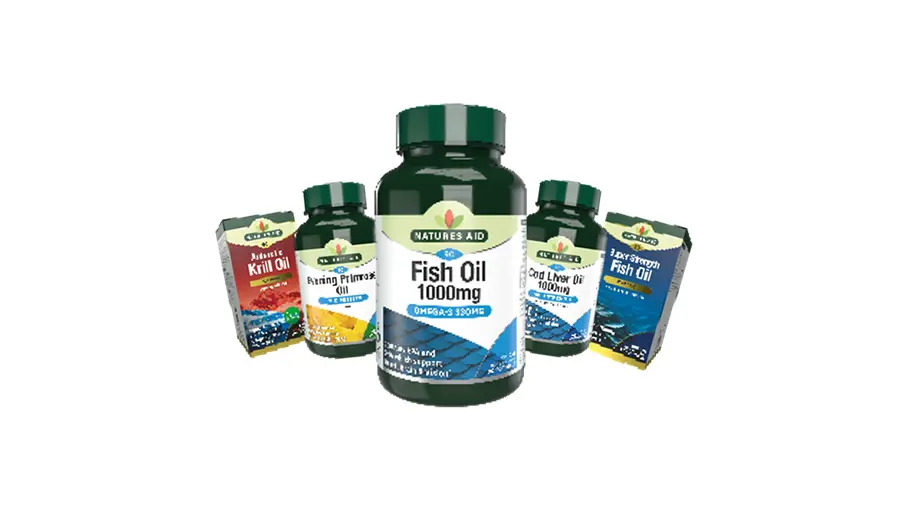 Natures Aid® Omegas Range - Fish Oil